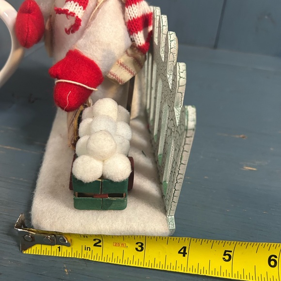 Cheerful Snowman with Red and Green Accents - Picture 10 of 11